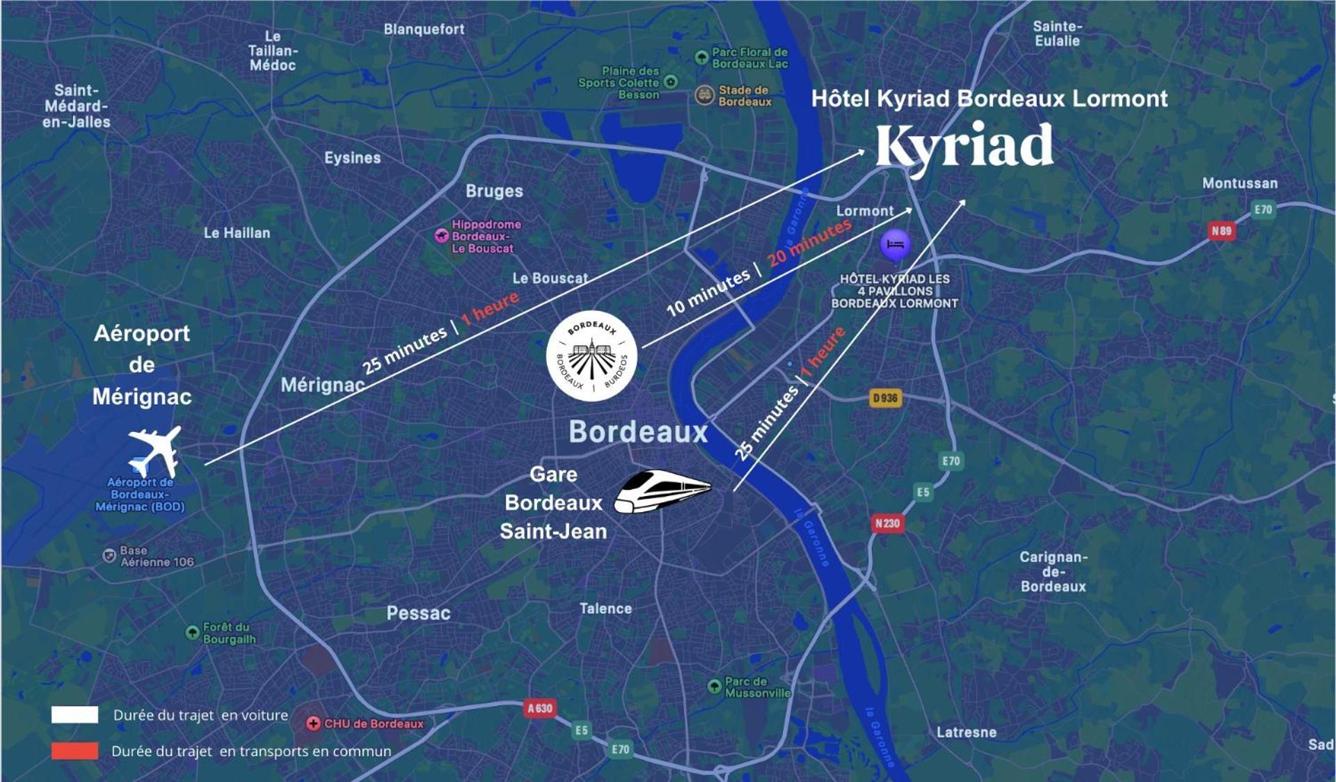 Kyriad Bordeaux Лормон Екстер'єр фото